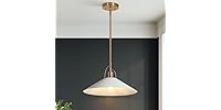 classy leaves 14" Pendant Light Gold