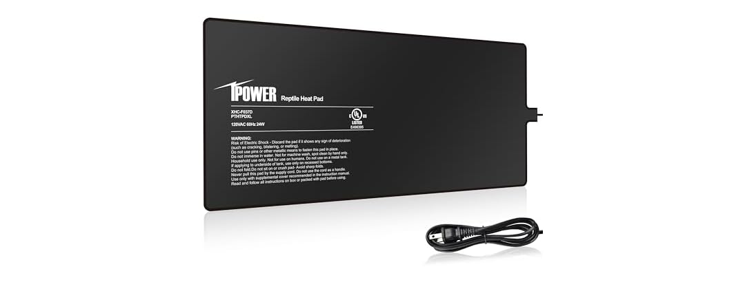 iPower Reptile Heating Pad, Under Tank Heater