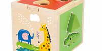 11 Pieces Wooden Animal Shape Sorter