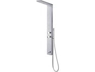 Sasha 59" Rainfall Bodyspray Shower Panel w/ Wand- Stainless