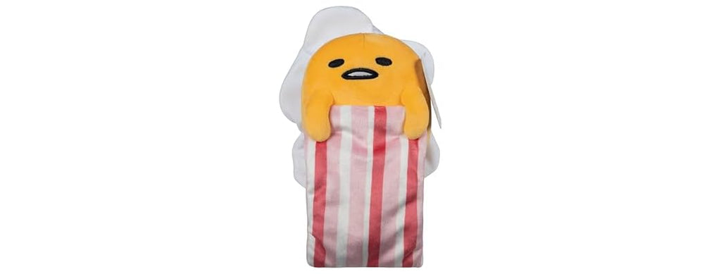 8” Gudetama Squishy Plush with a Bacon Blanket