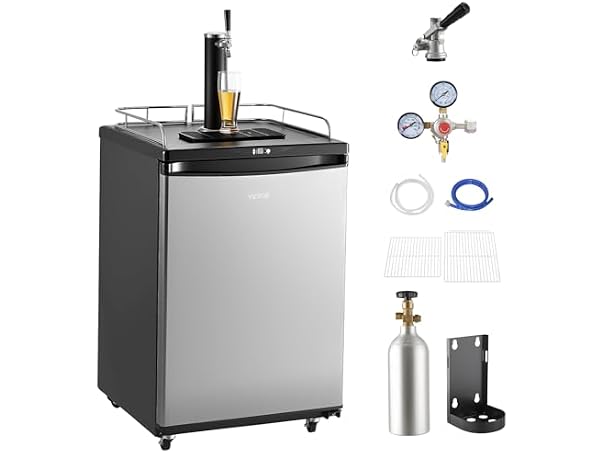 VEVOR Beer Kegerator, Single Tap Draft