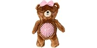 Fringe Studio Plush Squeaky Dog Toy with Spiky TPR Ball
