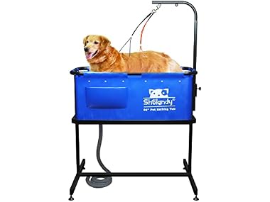 SHELANDY 40" Pet Bathtub | Dog Cat Grooming B