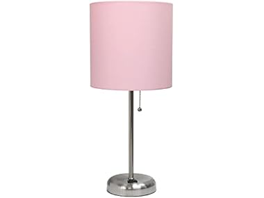 Creekwood Home Table Lamp Light Pink