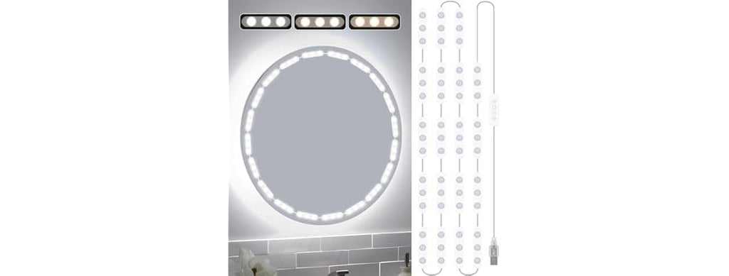 Bairth 20 Dimmable LED Vanity Lights for Mirror