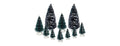Top Treasures Set of 10 Christmas Trees