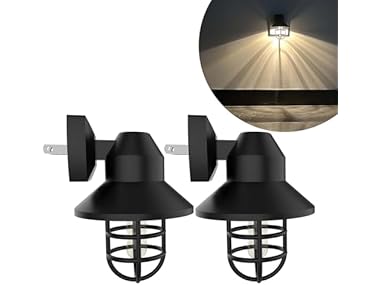2 Pack Rustic Farmhouse Night Lights
