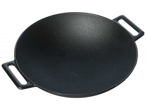 Jim Beam 12'' Cast Iron Grilling Wok