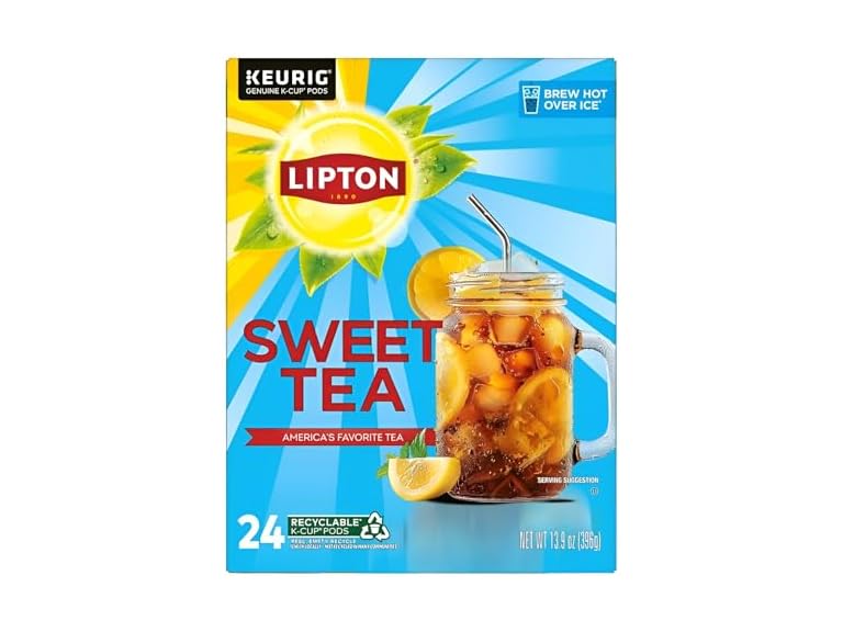 24CT Lipton Southern Sweet Black Tea K-Cup Pods