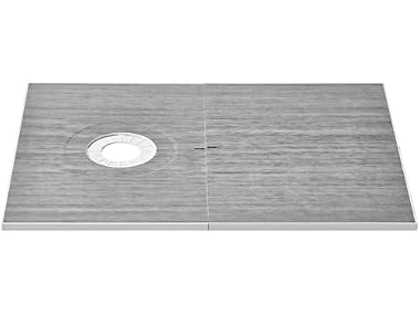 Shower Curb Kit, 60"x38" Shower Pan Kit with