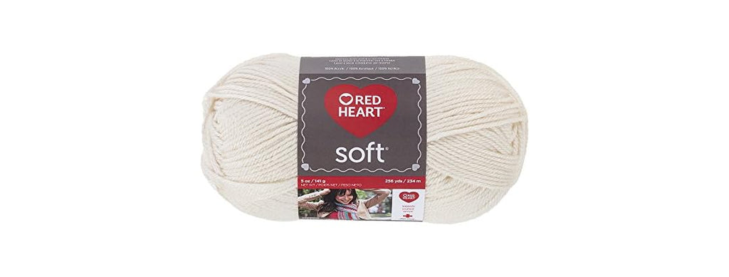 RED HEART Soft Yarn, Off-White