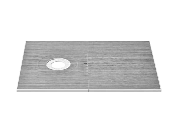 Shower Curb Kit, 60"x38" Shower Pan Kit with