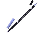 Tombow Dual Brush Pen Mist Purple 553