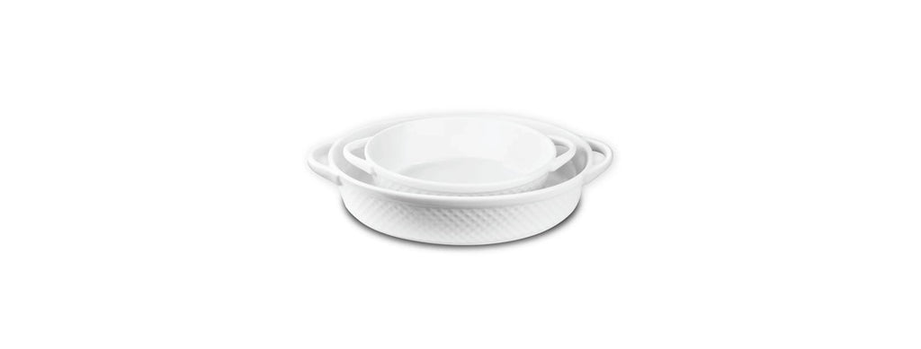 Le Regalo 2 Piece Stoneware Oval Baker