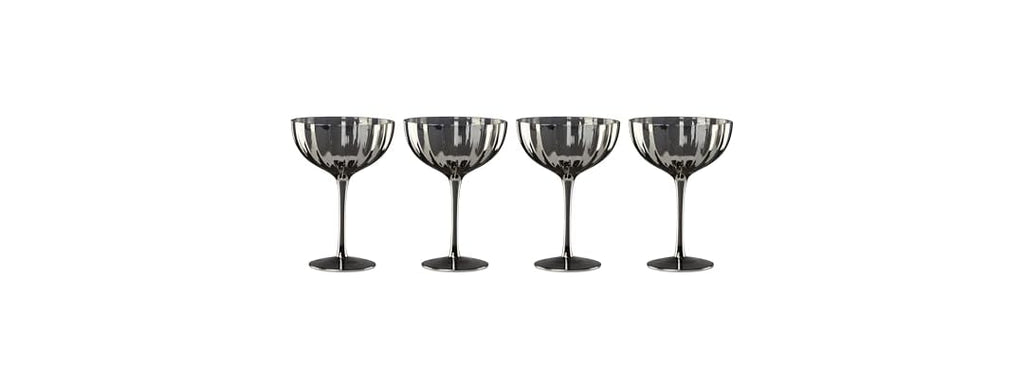 Lenox Glassware, Curva Luxe Coupe Set Of 4