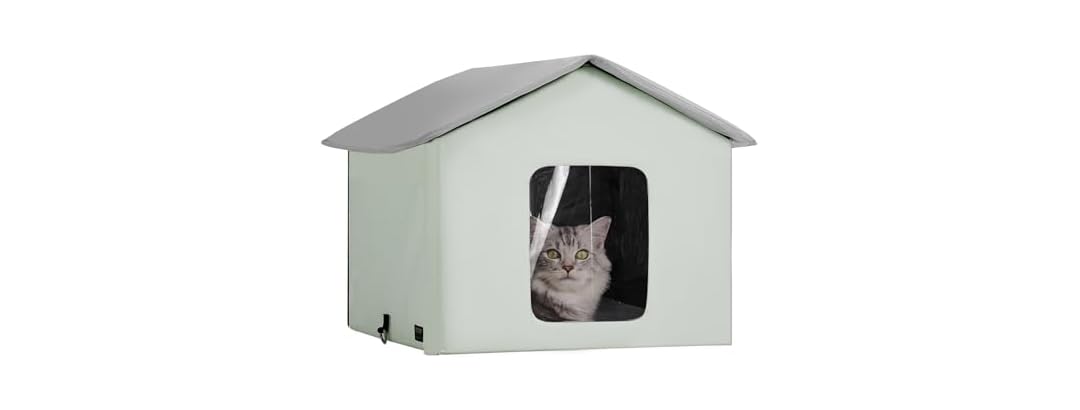 VEVOR Heated Cat House