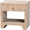 bali & pari Jaques Grasscloth Nightstand