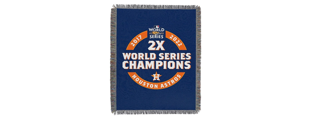 Astros 2022 World Series Champs Blanket