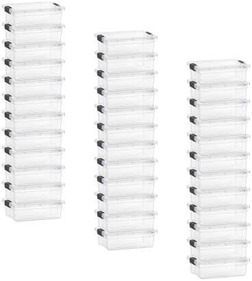 Superio Clear Storage Box  2.3 Quart 36 Pack