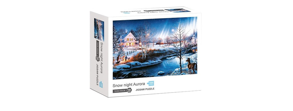 Snowy Night Puzzle 1000 Piece Set
