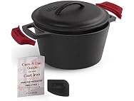 Cuisinel Cast Iron Dutch Oven - 3-Quart