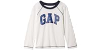 GAP Boys Baby-Boys Long Sleeve Logo Raglan Tee