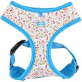 Puppia Wildflower Harness A - Sky Blue - M