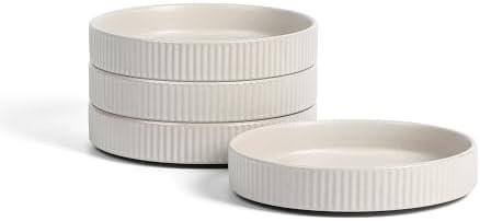 Haven Modern Stoneware 4-Piece Pasta Bowls