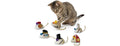 SPOT Mice at Work Cat Toys, Catnip Filled Plush Mice