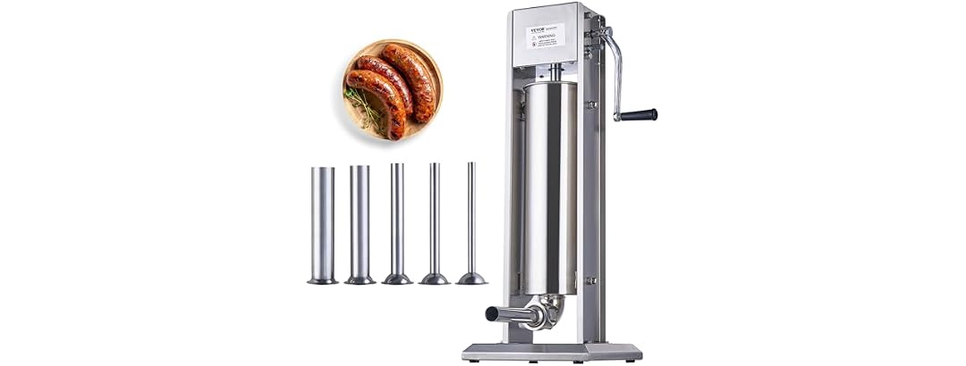 VEVOR Manual Sausage Stuffer, 7 L / 15