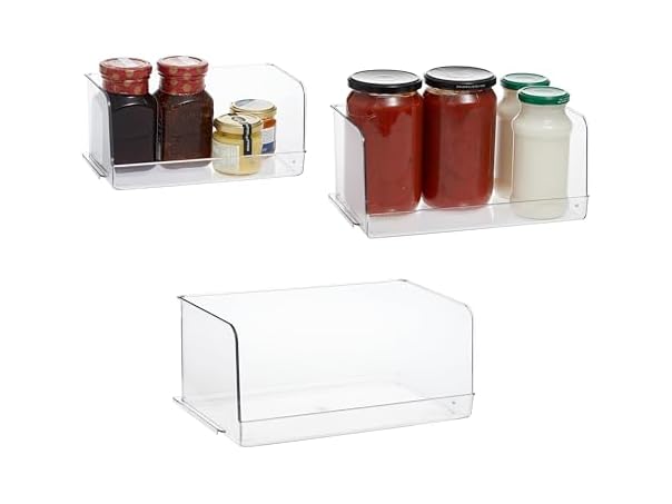Clear Refrigerator Organanizer 3 Pack