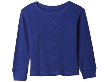 GAP Boys Long Sleeve Thermal Crewneck