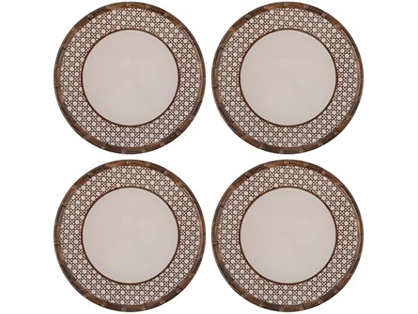 Karma, 10.75 inches Melamine Dinner Plates Set of 4
