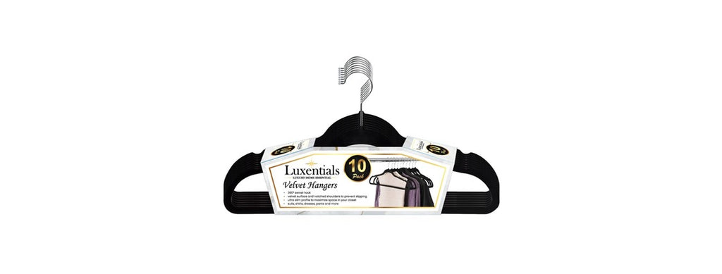 10-Pack Non-Slip Velvet Hangers