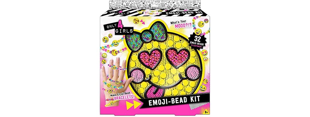 Only 4 Girls Canal Toys DIY Emoji Bead Jewelry Kit