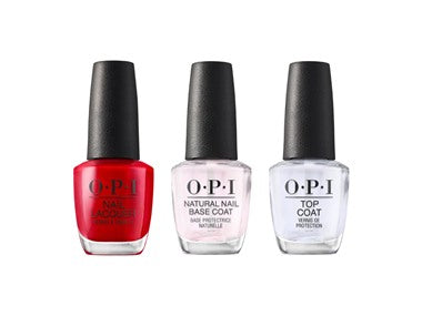 OPI Nail Lacquer Trio Set, Big Apple Red
