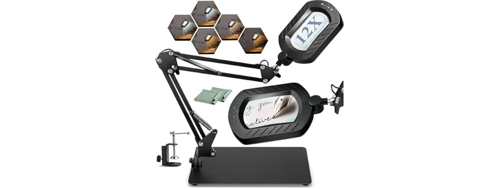 Toolastra magnifying glass with light