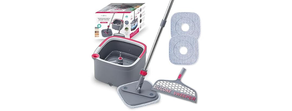 True & Tidy True Clean Spin Mop & Bucket