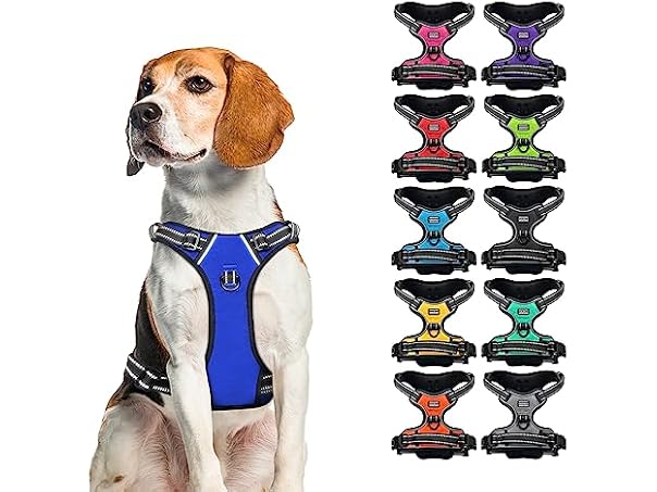 CollarDirect No Pull Reflective Dog Harness