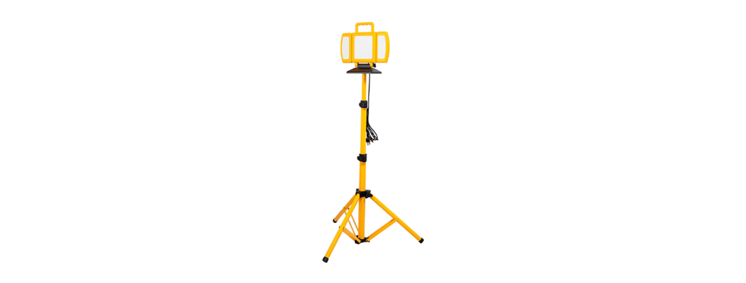 BrightLiving 2-in-1 Foldable LED Work Light w/ Tripod