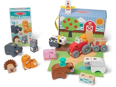 Melissa & Doug Blockables™ Farm and Farm Friends