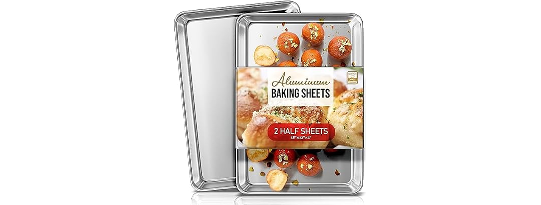 EATEX Aluminum Baking Sheet Set, 2-Pack