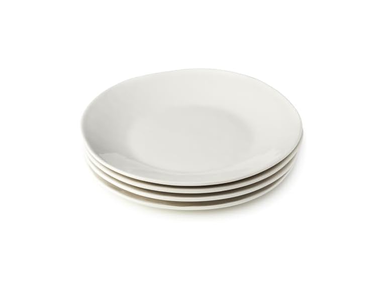 Linen Cream 11 Inch Stoneware Dinner Plates