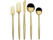 Towle Living Forged Shea Gold 20-Piece Flatware Set