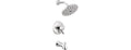 DELTA FAUCET T17T459-H2O, Chrome