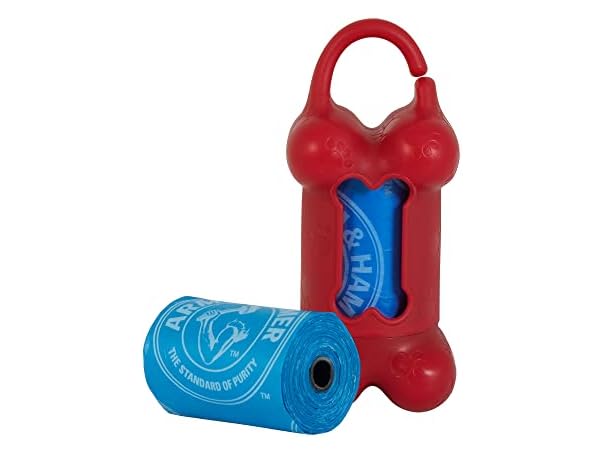Arm & Hammer Dog Bone Shape Poop Bag Dispenser w Bags