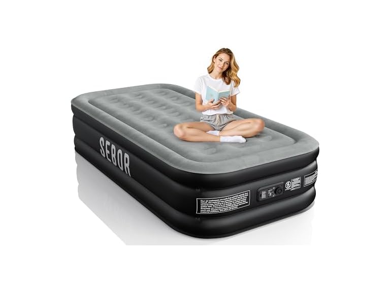 Air Mattress Twin With Built-In Pump