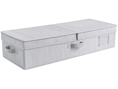 JS HOME Foldable Under Bed Organizer  Gray