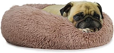 Small Deep Sleep Calming Bed for Dogs with An